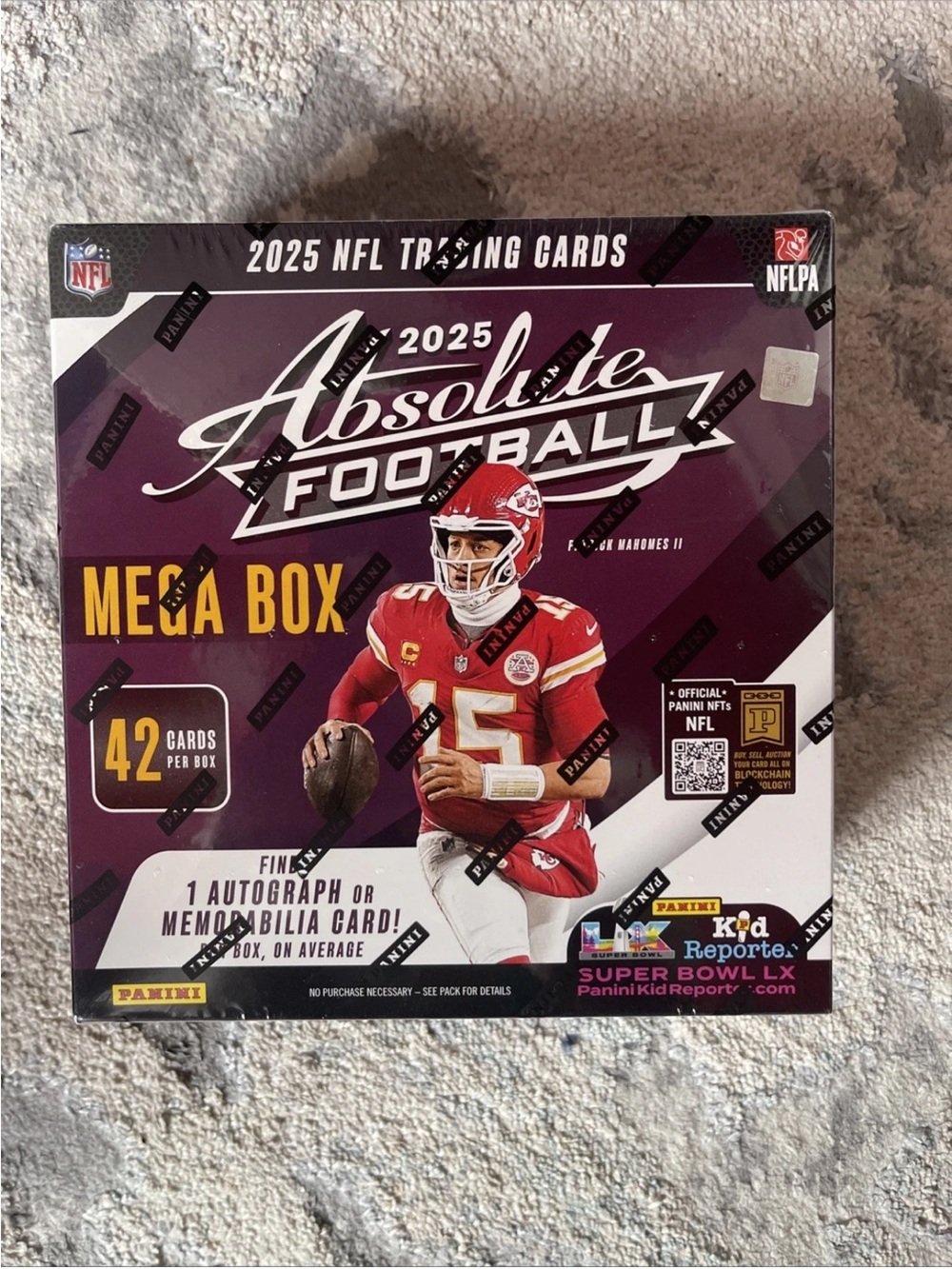 Panini Absolute Football Box - Purple and Black